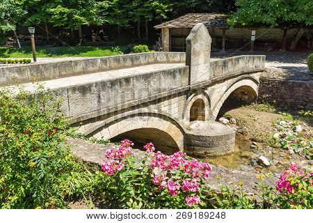 Etar, Gabrovo, Bulgaria- July 6, 2018: Old House In Architectural Ethnographic Complex Etar (etara) 