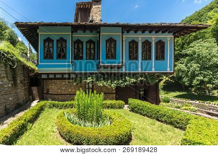 Etar, Gabrovo, Bulgaria- July 6, 2018: Old House In Architectural Ethnographic Complex Etar (etara) 