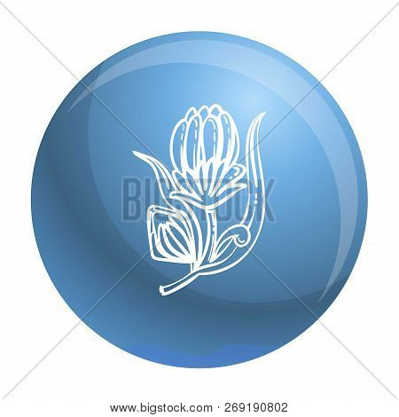 Medicine Calendula Icon. Simple Illustration Of Medicine Calendula Icon For Web Design Isolated On W