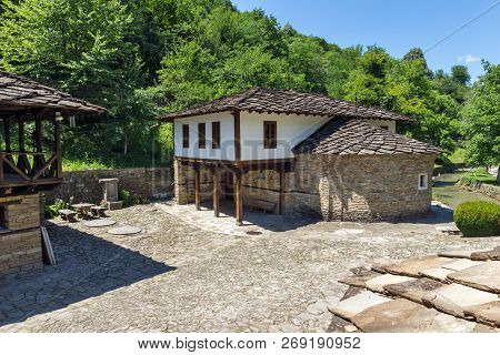 Etar, Gabrovo, Bulgaria- July 6, 2018: Old House In Architectural Ethnographic Complex Etar (etara) 