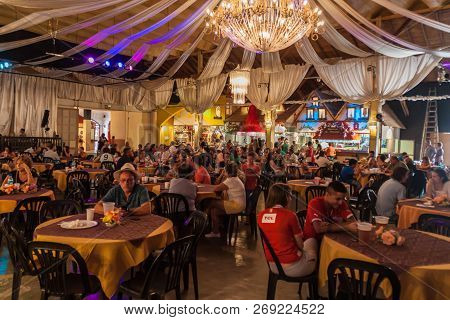 Villa General Belgrano, Argentina - Apr 3, 2015: German Style Beer Hall In Villa General Belgrano, A
