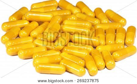 Hiv Therapy Efavirenz On White Background At Dry Sunny Summer Day