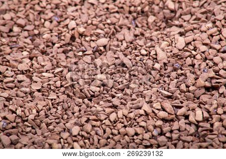 Instant Coffee At Dry Sunny Summer Day