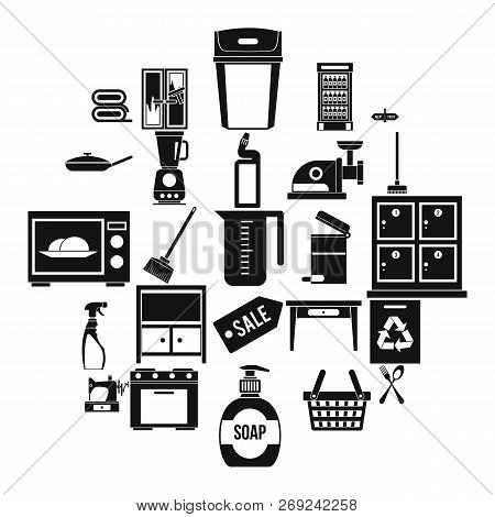 Fireside Icons Set. Simple Set Of 25 Fireside Icons For Web Isolated On White Background