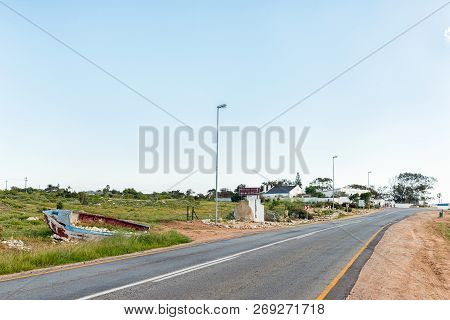 Paternoster, South Africa, August 21, 2018: The Entrance To Paternoster On The Atlantic Ocean Coast.