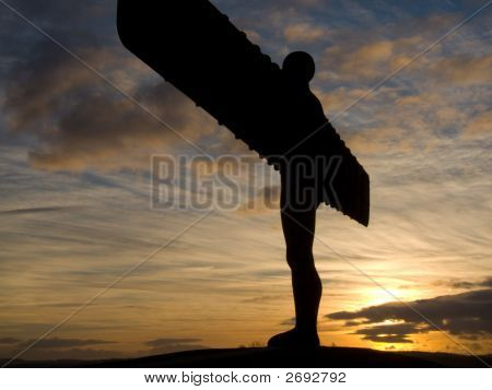 Anděl severu, podzim Sunset