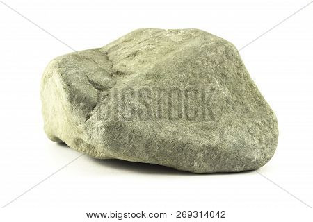 Cobblestone Close Up Isolated On White Background