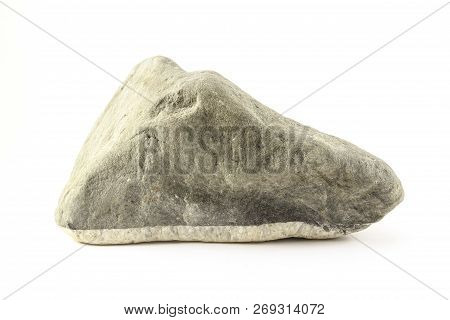 Cobblestone Closeup Isolated On A White Background