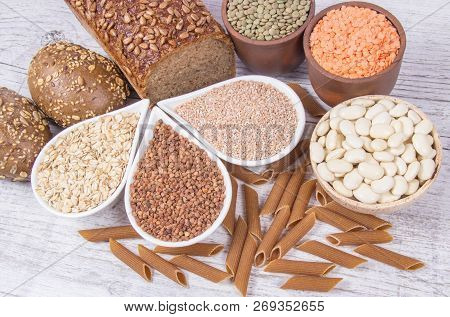 Products Containing Complex Carbohydrates. A Source Of Energy, Vitamins And Fiber.