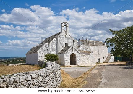 St. Maria di Barsento Church. Noci. Puglia. Italien.