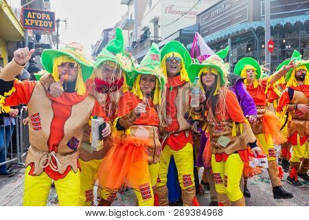 Carnival Parade In Xanthi, Greece