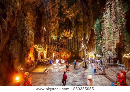 Marble Mountains Cave In Danang City In Vietnam