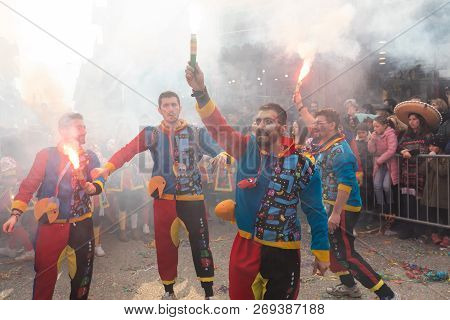 Carnival Parade In Xanthi, Greece