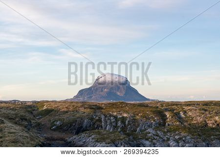 View Of Lovund Island In Nordland County, Norway.