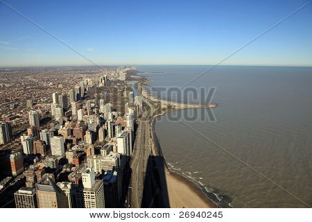 Aerial view of Lincoln Park