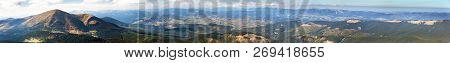 Panoramic View Of Mount Hoverla Or Goverla, Ukraine Carpathian Mountains