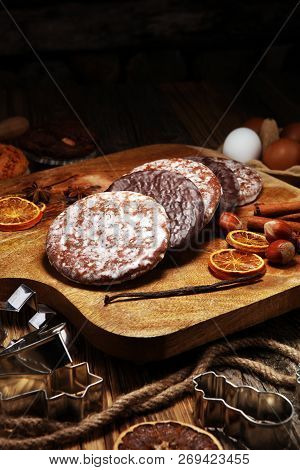 Typical German Gingerbreads Such As Lebkuchen And Aachener Printen