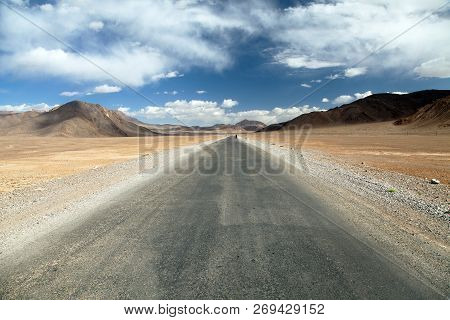 Pamir Highway Or Pamirskij Trakt Landscape Around Pamir Highway M41 International Road Mountains In 
