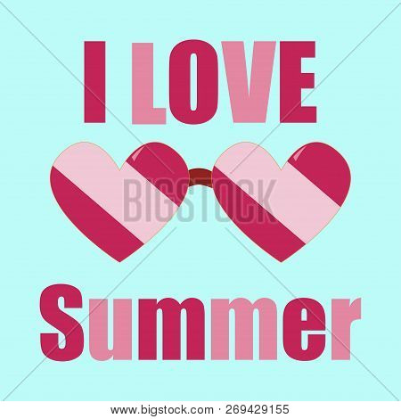 Love Summer, Images. Summer. Vector Illustration. Eps 10.