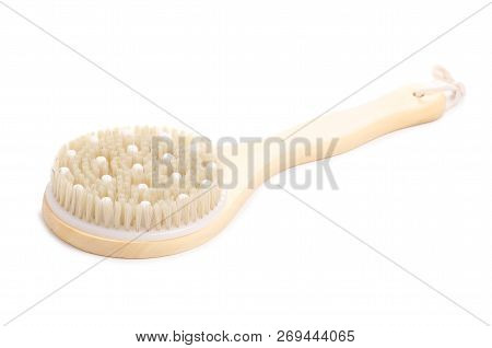 The Brush From Cellulite On A White Background. Isolation