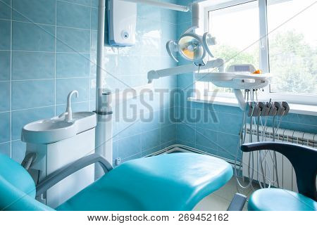 Stomatology Cabinet Equipment In Modern  Dental Clinic