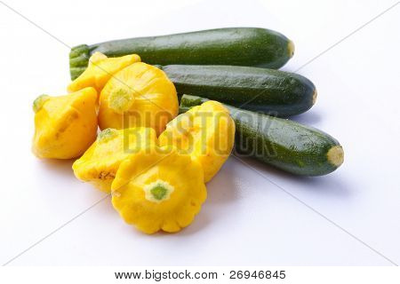 Pattypans และ marrows