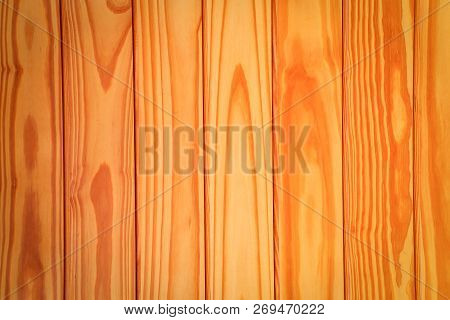 Wood Structure Texture Background / Beautiful Wooden Pattern Abstract - Surface Orange Brown Texture