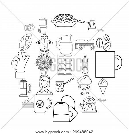 Infusion Icons Set. Outline Set Of 25 Infusion Vector Icons For Web Isolated On White Background
