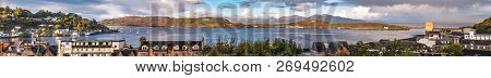 The Skyline Of Oban In Autumn, Argyll In Scotland - United Kingdom