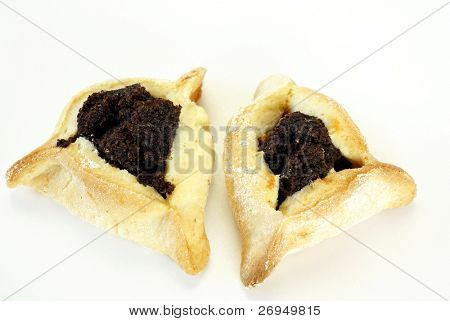 Domácí pečivo s mákem náplň pro Purim (Hamantaschen)