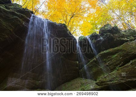Big Lyons Falls in Mohican State Park