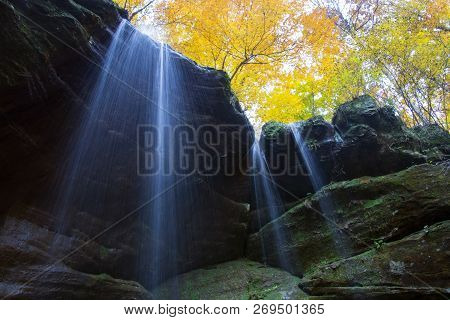 Big Lyons Falls In Mohican State Park