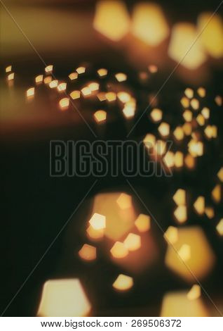 Christmas And New Year Feast Bokeh Background