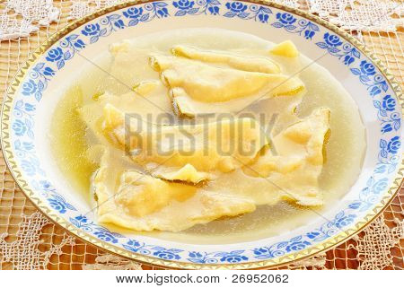 Kreplach (židovská ravioli)