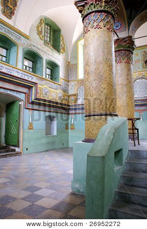 Vecchia sinagoga di Lancut (Polonia) - interno - dettagli