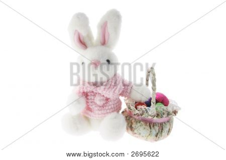 TOYR Osterhase mit Korb mit Ostereiern