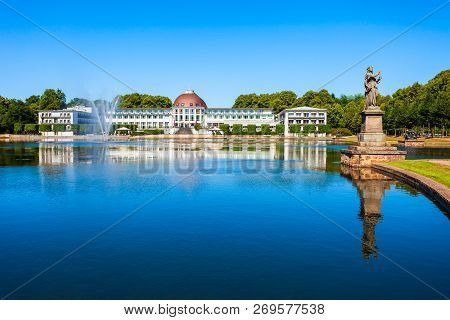 Holler See Lake In The Burgerpark In Bremen, Germany