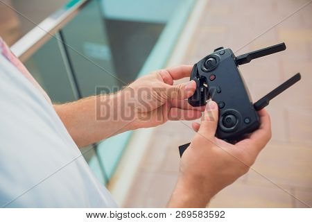 Remote Control Drone Hobby Leisure Entertainment Technology Innovation Concept.