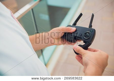 Remote Control Drone Hobby Leisure Entertainment Technology Innovation Concept.