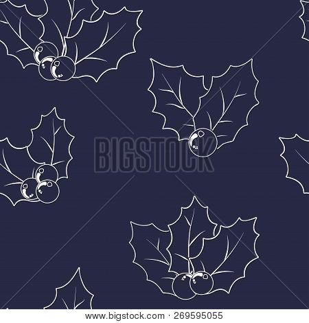 Cowberry Vector Illustration, Berries Images. Doodle Cowberry Vector Illustration In Red And Green C