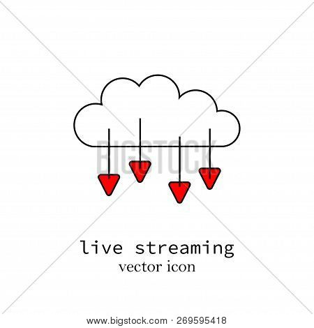 A Live Streaming Computer Cloud Vector Sign