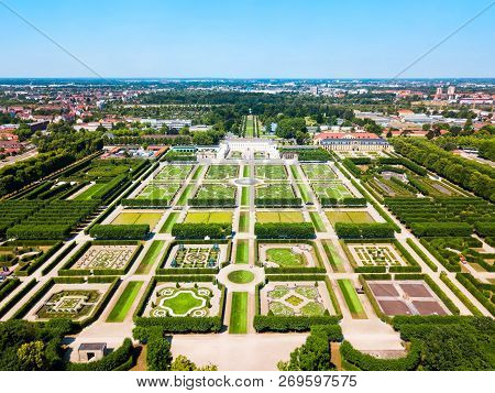 Herrenhausen Gardens Of Herrenhausen Palace Located In Hannover, Germany