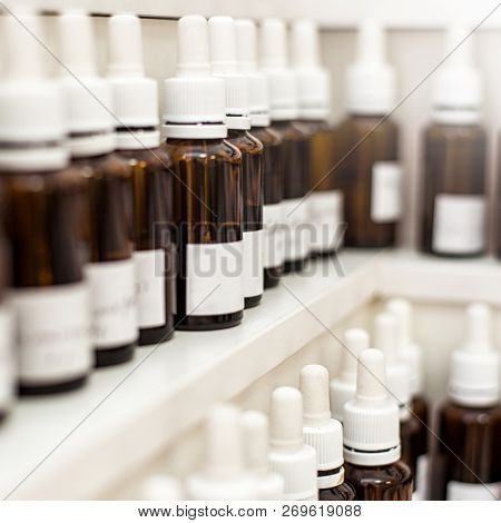 Perfumery Lab Fragrance Bubbles With Aroma Oils