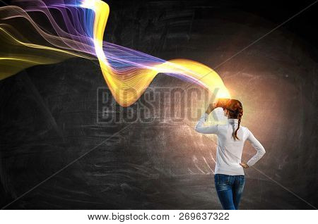 Future of virtual technology. Mixed media