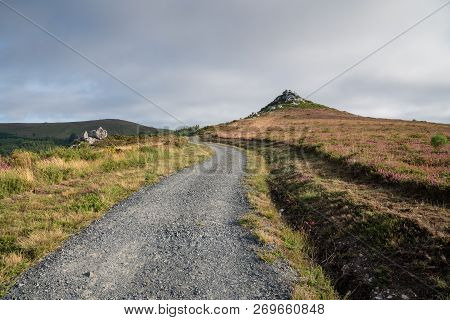 Panoramic Landscape Along The Camino De Santiago Trail Between Lugo And Melide, Galicia, Spain