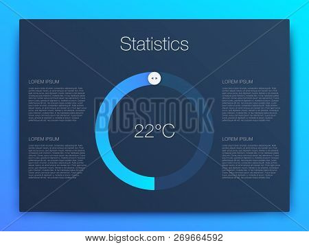 Dashboard Infographic Template With Modern Design.stock Vector