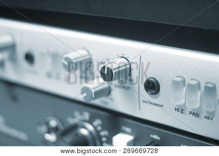 Recording Studio Audio Controls