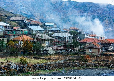 Architecture Of Stepantsminda In The Khevi Province, Georgia