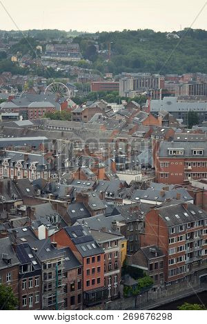 Belgian City Namur, Capital Of Province Of Namur And Wallonia, Aerial View