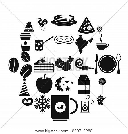 Kettle Drum Icons Set. Simple Set Of 25 Kettle Drum Vector Icons For Web Isolated On White Backgroun